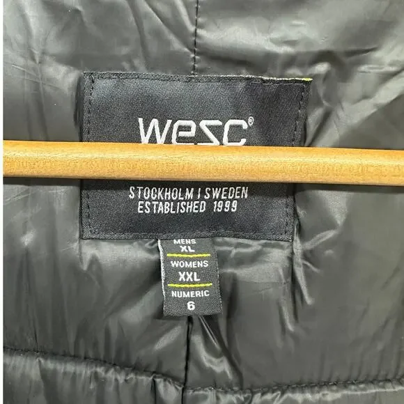 WeSC All Weather Parka Burgundy Heavy Winter Coat Men's XL Women's XXL